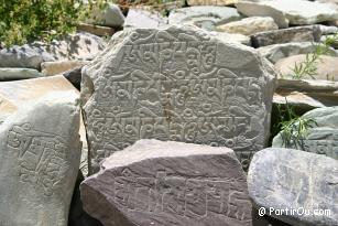 Inscriptions ladakhi au Zanskar